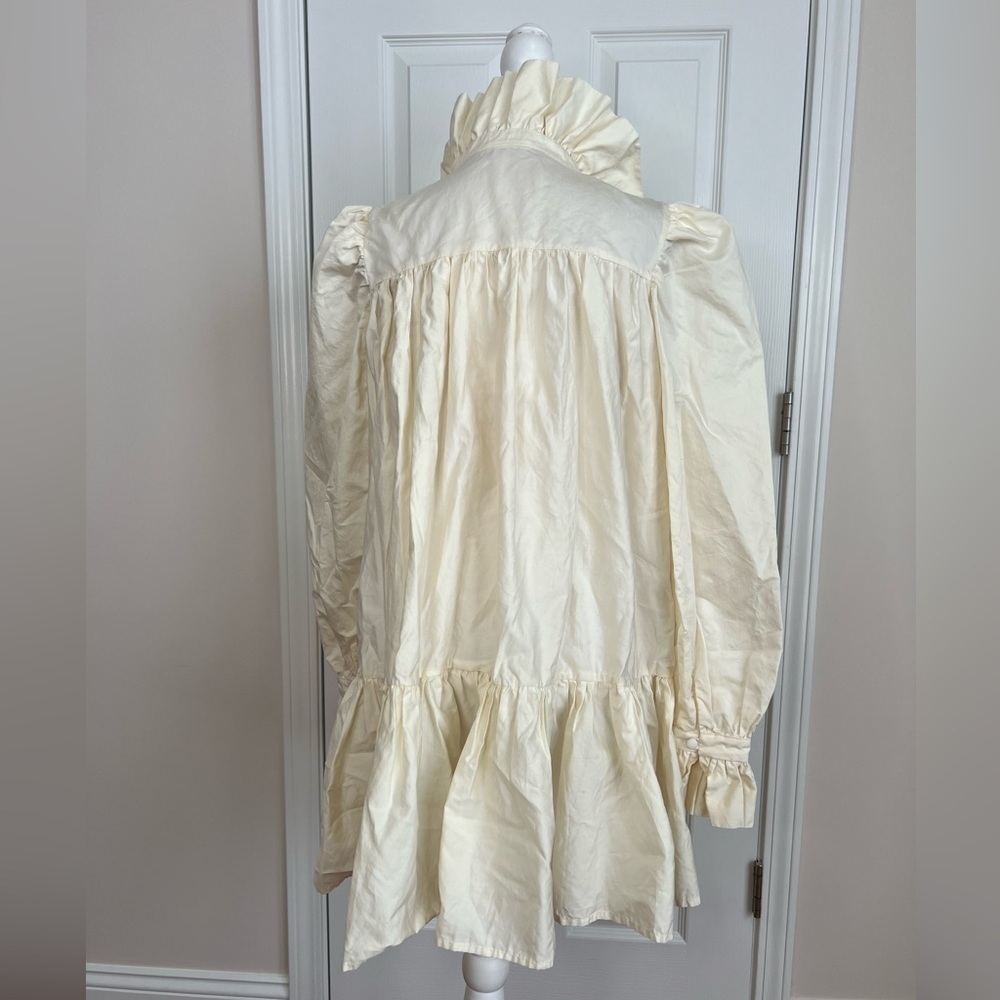 ! Avavav Firenze Cream Ruffled Mini Babydoll Dress - Picture 3 of 12